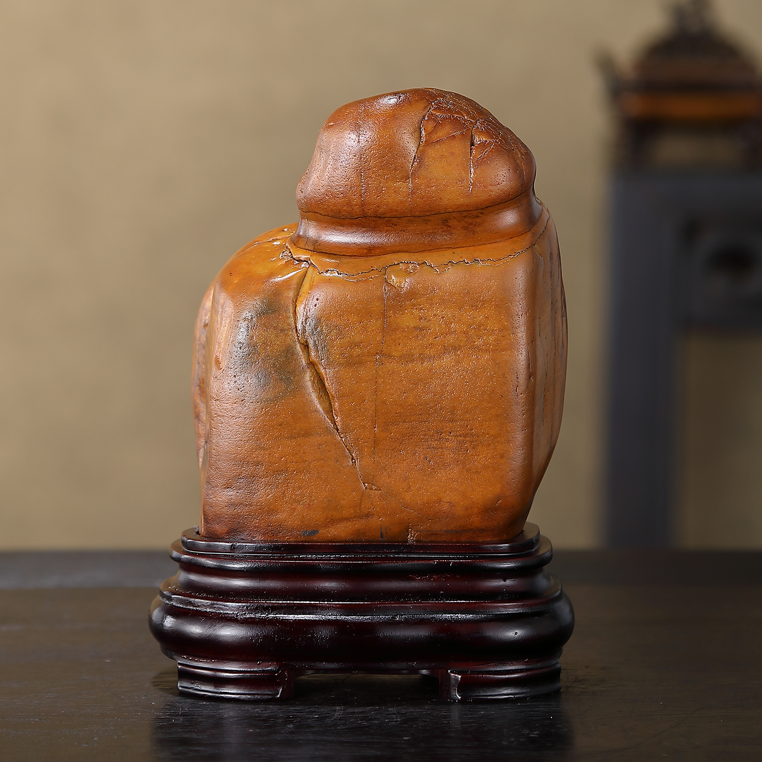 顶爷天然原石奇石 【古陶罐广西大化石】招财收藏摆件 镇宅靠山石