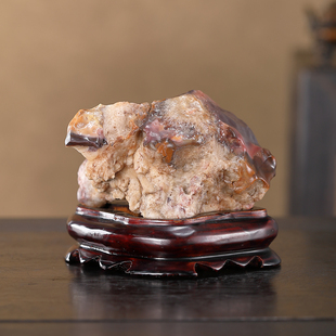 顶爷天然原石奇石【灵龟纳福戈壁石】沙漠漆收藏观赏镇宅靠山摆件