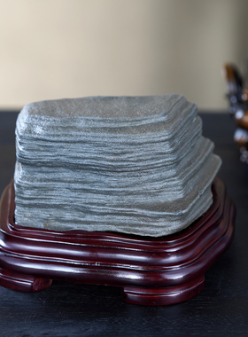 顶爷奇石原石靠山收藏戈壁石摆件