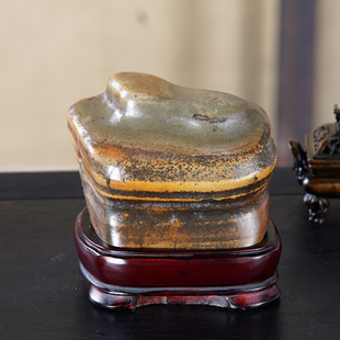 顶爷天然原石奇石【层藏厚德】广西大化石收藏观赏镇宅靠山石摆件