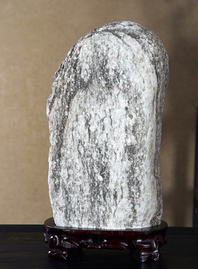 顶爷奇石原石泰山石敢当靠山摆件