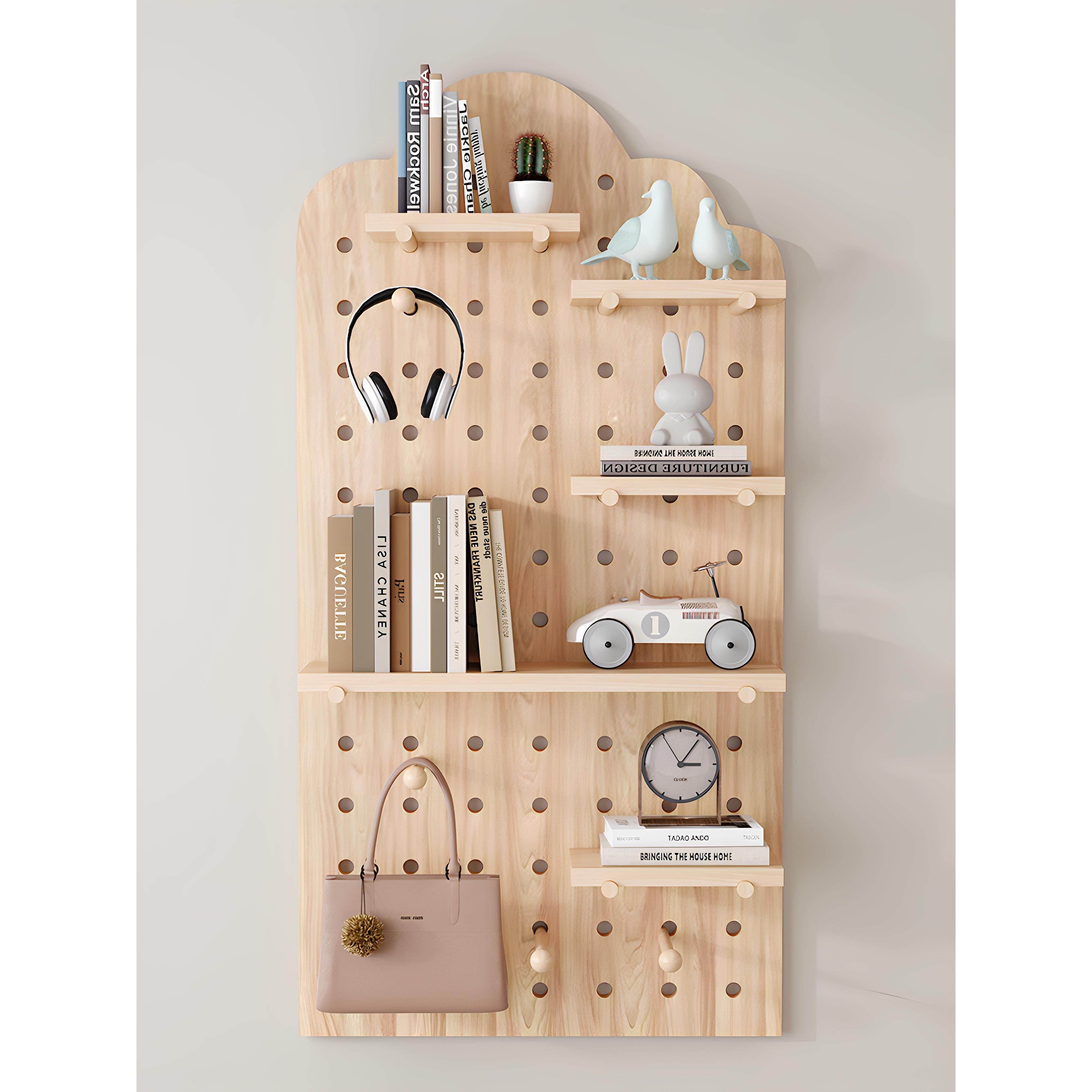 穿孔板储物架入口定制实木入口墙装饰隔板架形状墙展示架,住宅家具,搁板/置物架/家用陈列架,淘宝优惠券,粉丝福利购,淘宝优惠卷