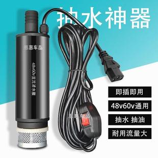 德国进口日本品质直流抽水泵浇水浇菜12v24v48v60v农用船用电动抽