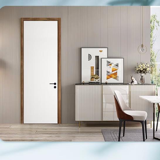 木门定制 环保免漆实木复合门卧室门房间门室内门 生态免漆单开门