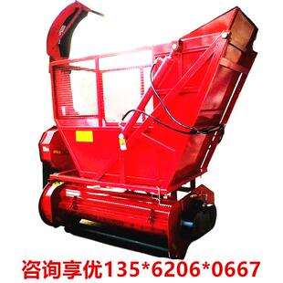 青储玉米秸秆回收机三次粉碎小型收割机牧草苜蓿草芦苇粉碎回收机