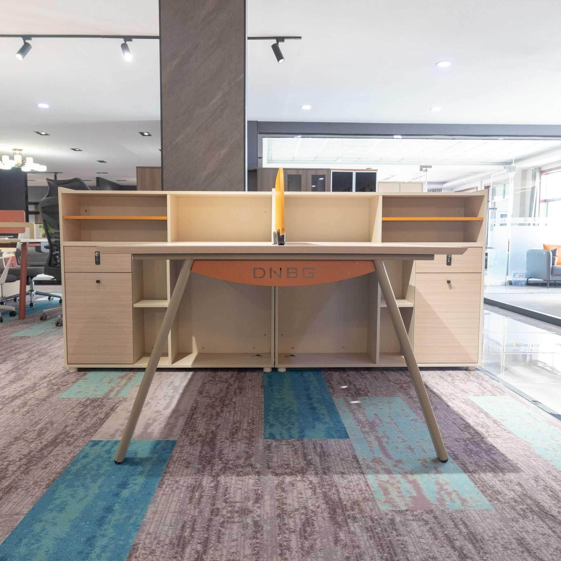 职员办公室办公桌子员工电脑桌简约现代隔断屏风工作位