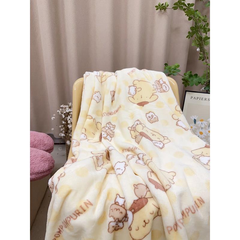 The Moment 布丁狗宝宝|秋冬款法兰绒休闲可铺盖学生宿舍保暖毛毯