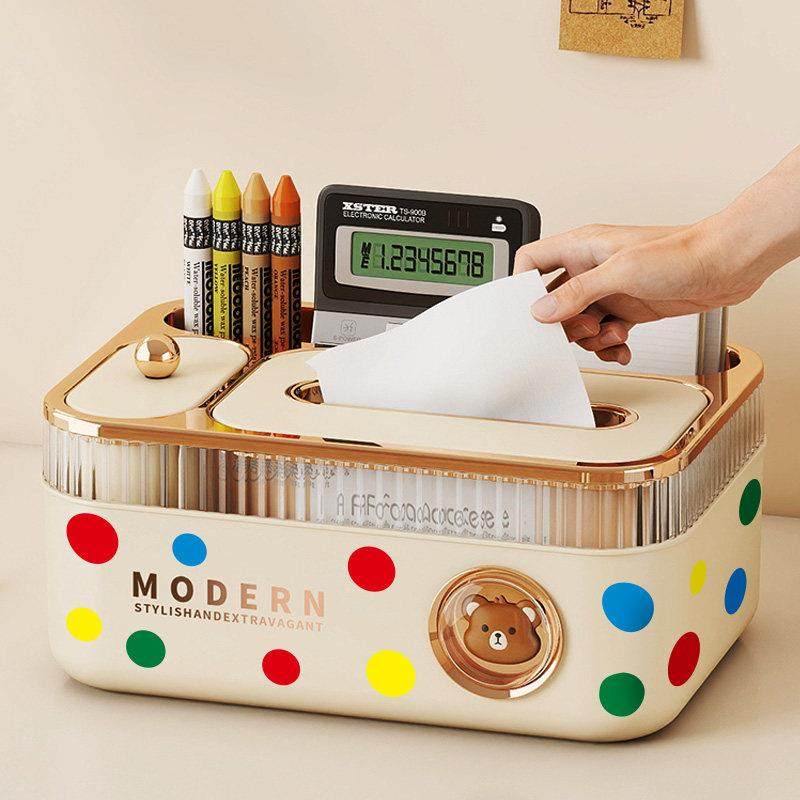 纸巾盒桌面茶几多功能遥控器收纳客厅餐桌轻奢高档2025新款卫生纸,收纳整理,纸巾盒,淘宝优惠券,粉丝福利购,淘宝优惠卷