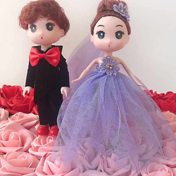 婚车装饰娃娃一对花车小人偶婚庆用品节庆婚庆公仔婚车情侣娃娃