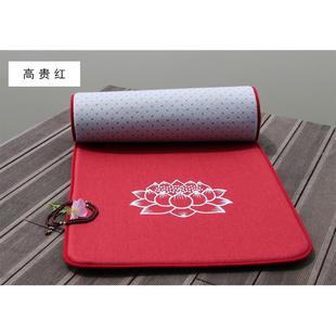 款 玄善亚麻大拜垫礼佛家用顺滑四季 加厚磕大头拜忏滑垫拜佛