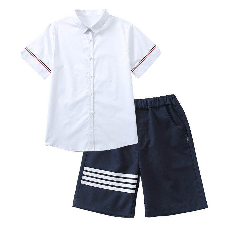 英伦学院风校服套装小学生夏季新款男女儿童班服幼儿园服老师制服