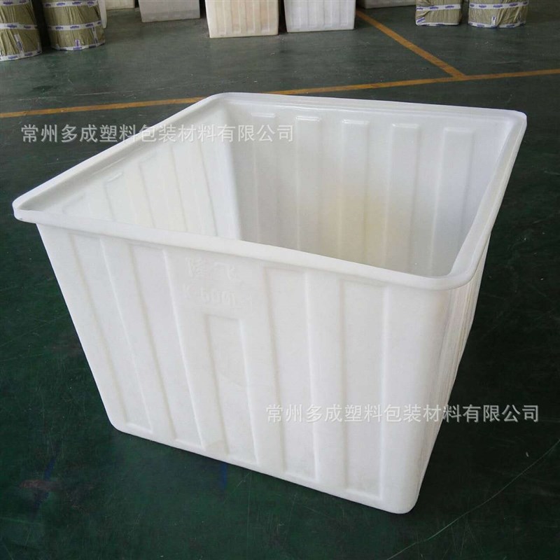 常州500L大号水箱牛筋桶 正方形水箱 方箱 塑料牛筋料水箱塑料