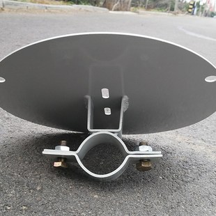 定制雨量器安装板大筒雪量计气象降水雨量筒托盘X立杆固定支架