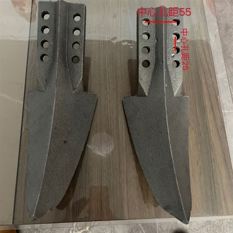 旋耕机中间犁不沾泥犁体开沟中间犁高强度耐磨加宽加厚铸造中间犁