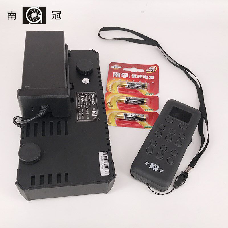 南冠电动背景轴二代接收器套装遥控+接收H器新款2.4G内置无线传输