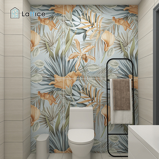 现代简约背景墙瓷砖玄关客厅走廊卫生间洗手间拼接大花砖600x1200