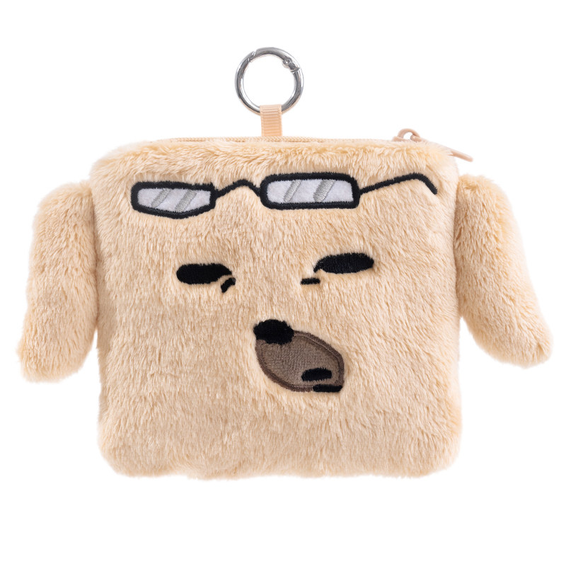 thumbnail for Lifting set dipping sauce dog Nudaeng original plush coin purse thinking headphone bag girl storage bag