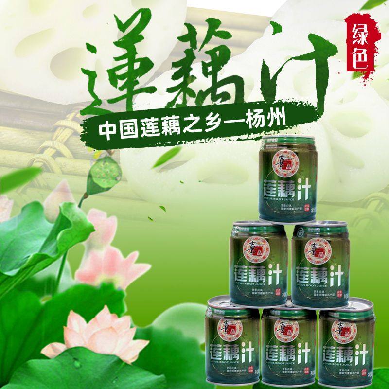 怡味莲藕汁孕妇饮料240ml*24罐/箱果蔬汁代餐蔬菜汁扬州宝应特产