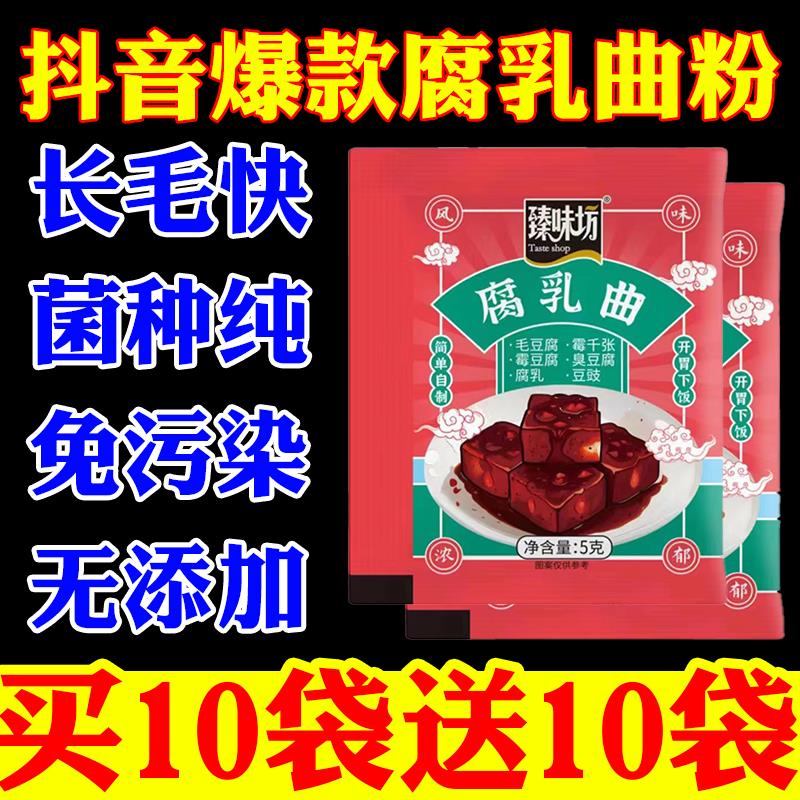 曲子腐乳曲粉5g*10自制豆腐乳发酵菌霉豆腐菌粉毛霉菌毛豆腐菌种