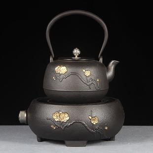 铁壶铸铁泡茶专用烧水壶电陶炉煮茶器仿日本手工铁茶壶煮水壶套装