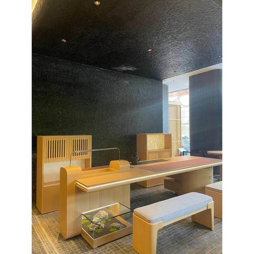 北美白蜡木实木茶桌椅组合新中式现代办公室休闲功夫泡茶台