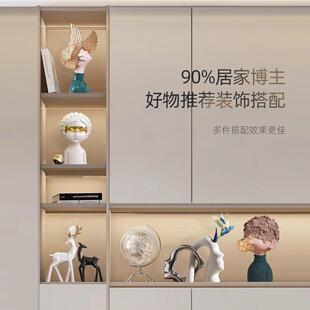 酒柜装饰品客厅电视墙两侧摆件家居饰品轻奢高档办公室桌面工艺品