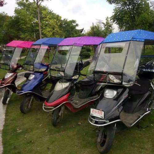 电动电瓶车雨棚篷蓬自行车防晒挡风罩挡雨防风摩托车遮阳伞夏甩卖