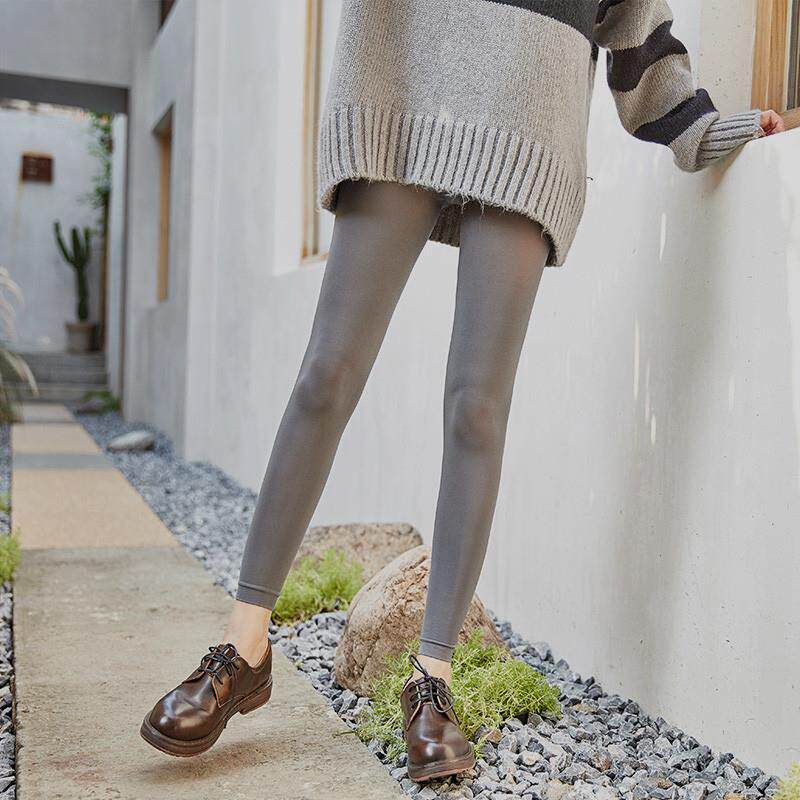 春秋80D天鹅绒九分连裤袜