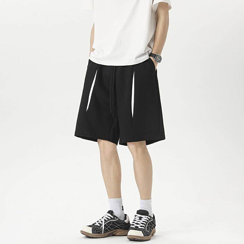 男生跑步运动短裤夏季薄款宽松休闲篮球裤潮牌痞帅中裤外穿五分裤
