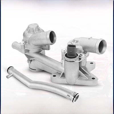 适用于大众新朗逸Polo速腾帕萨特高6f7 - termostat总成水泵出水