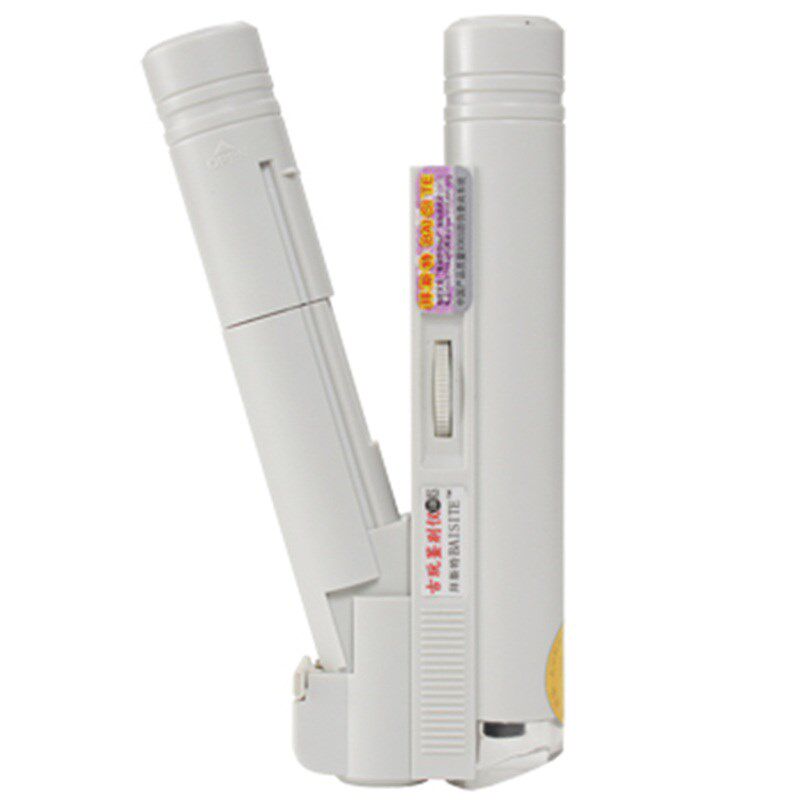 100倍放大镜led灯带刻度0.02mm读数显微镜印刷文玩瓷鉴定便携式