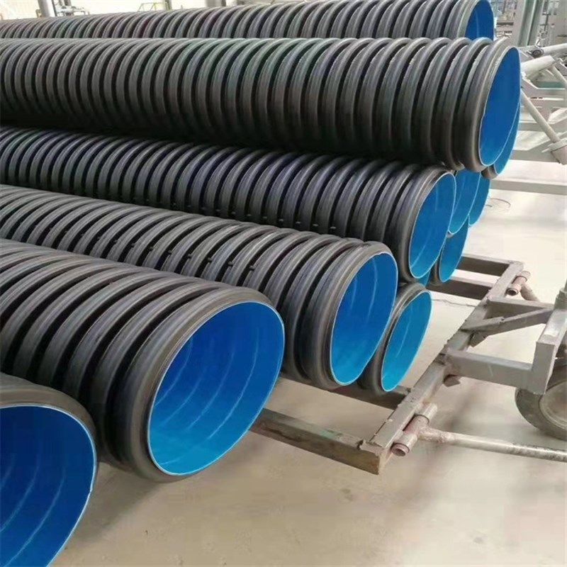 厂家供应HDPE双壁波纹管市政排污管道地埋波纹管螺旋工程波纹管