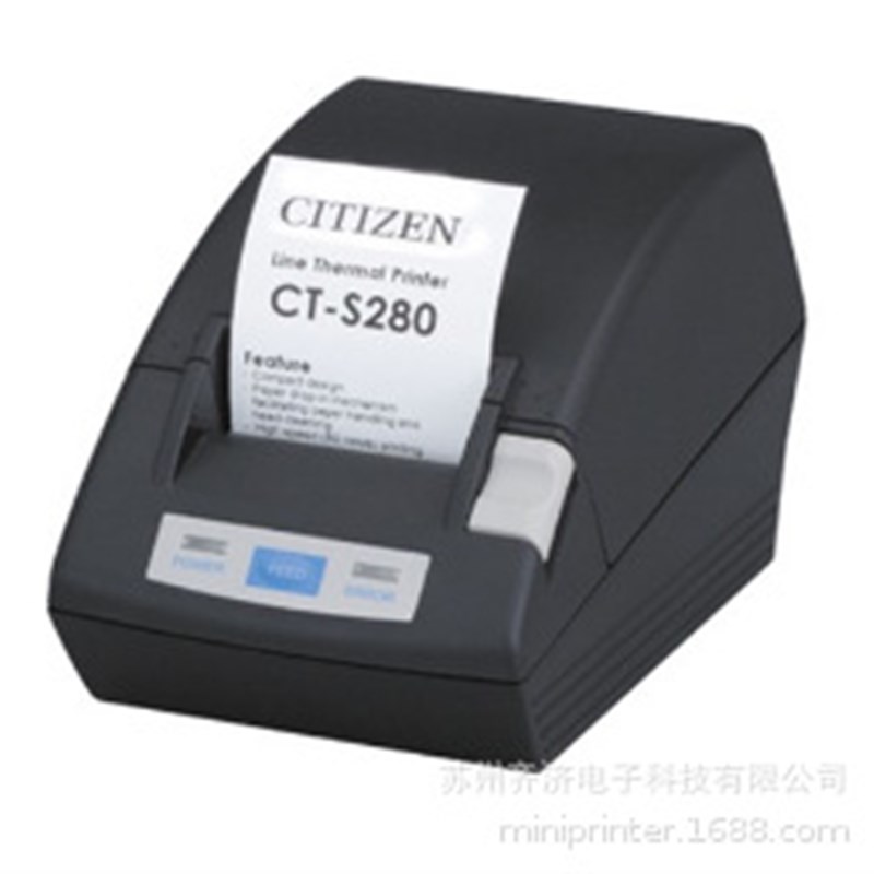 CITIZEN/西铁城 CT-S280 结构小型功能丰富的便携式票据打印机