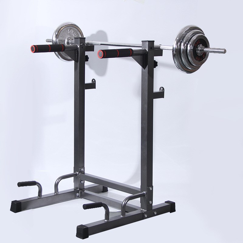 家用多功能引体向上器 室内单杠杠铃支架 健身器材卧推架深蹲架