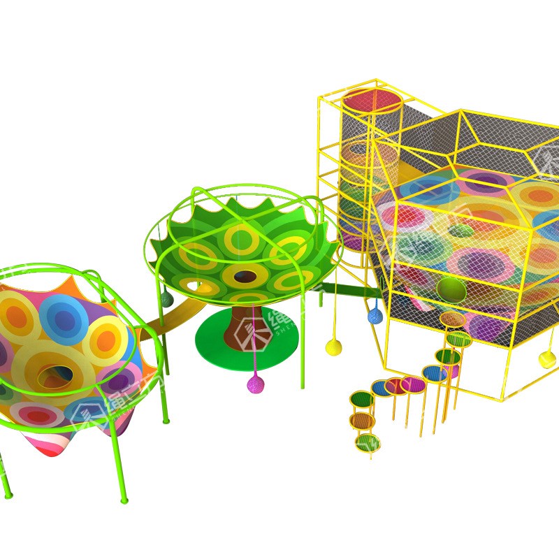 大型游乐设备绳网乐园无动力攀爬设备商场装饰幼儿园拓展房产配套