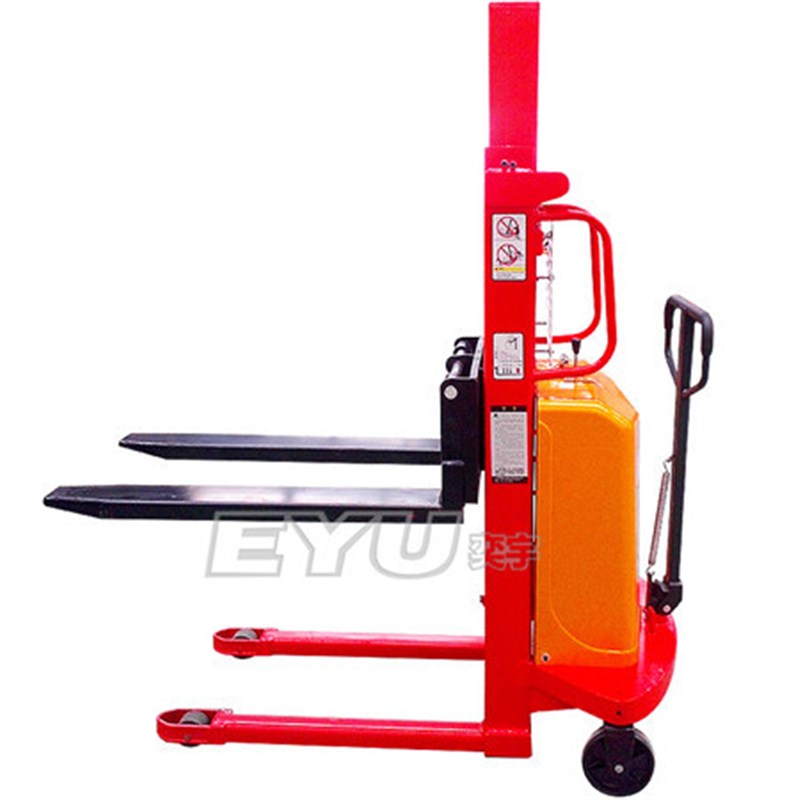 EY-SEM1030半电动升降叉车1.5吨1T1.5T电动堆高车升高车堆垛3米2m