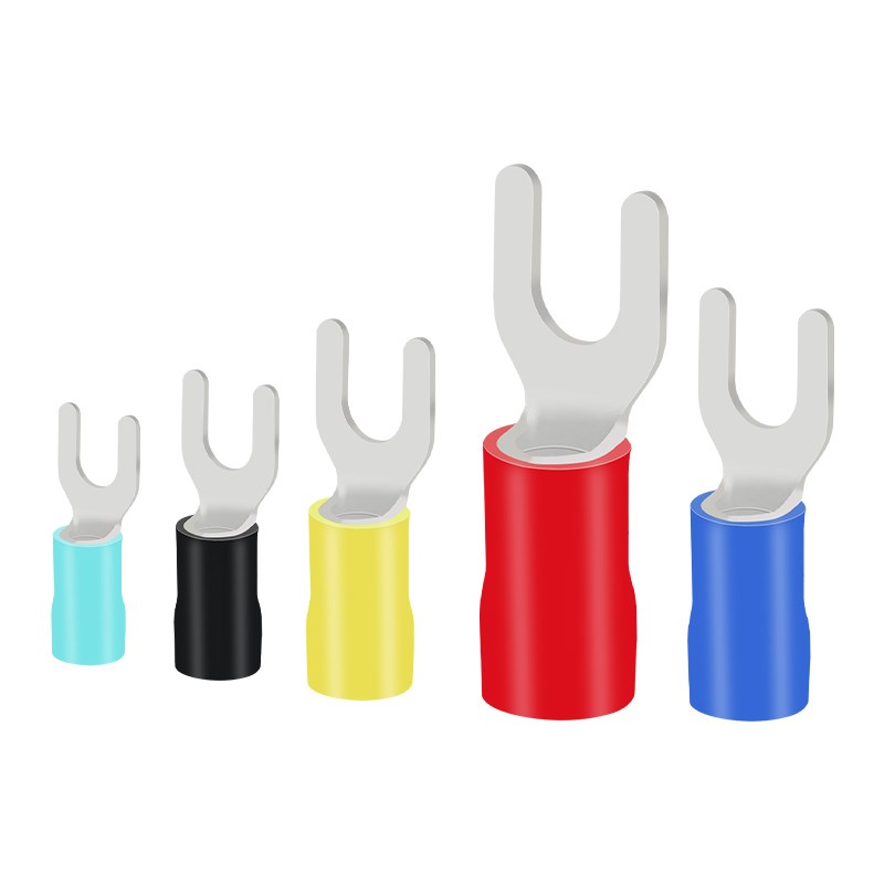 正国标加厚紫铜SV1.25/2/3.5/5.5叉形接线端子U型线鼻子 1000只装