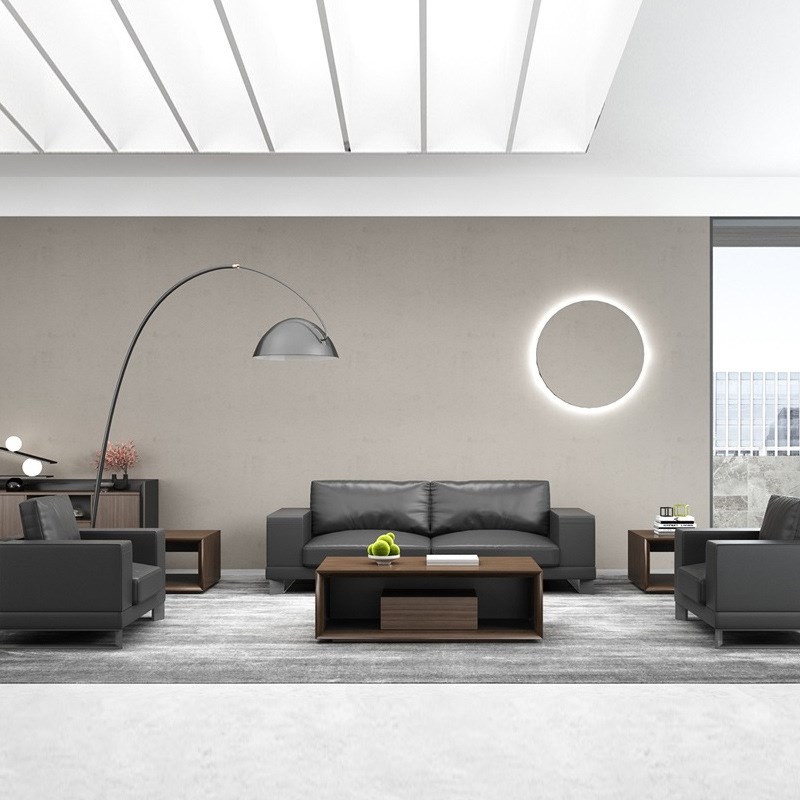 新款办公桌老板现代简约实木大班桌总裁桌办公家具经理组合办公桌