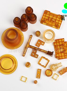 PEI棒料厂家__茶红色半透明PEI圆棒