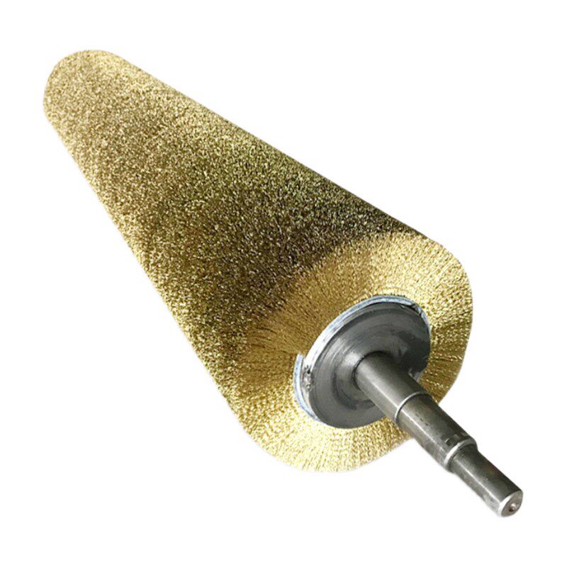 钢丝辊刷工业用毛刷辊不锈钢丝镀铜丝刷辊滚筒刷沙机辊除锈缠绕式