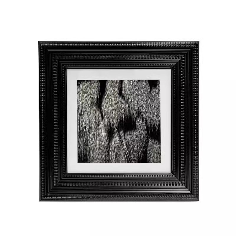 现代简约侘寂中古老钱风织物山鸡装饰画几何摆件酒店样板间摆件图片