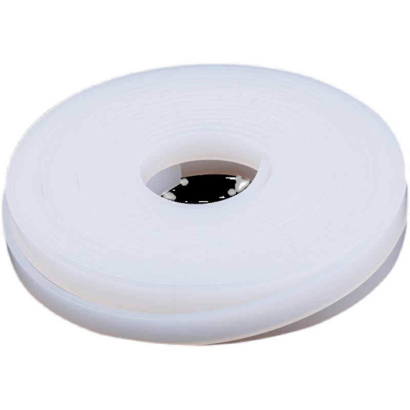 整卷硅胶方条耐高温密封条橡胶防滑扁条实心白色胶条10公斤加工