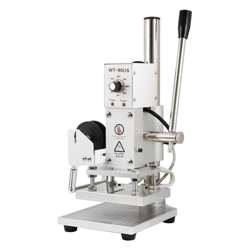 烫金机小型手动商标烫印压痕压唛机烙印烫金色卡商标皮革压标机