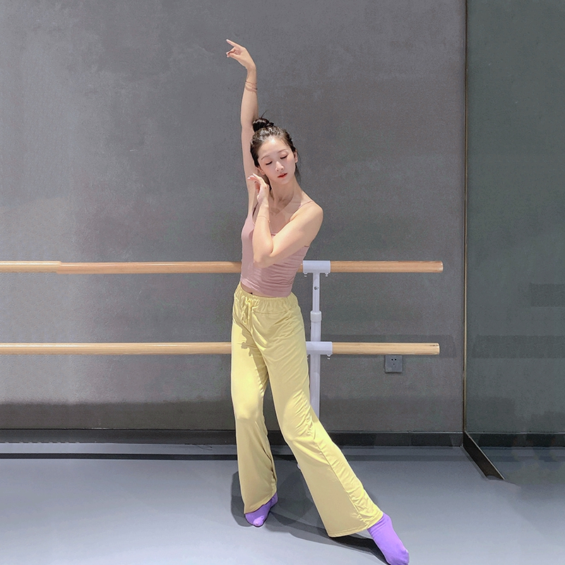 铜氨丝舞蹈裤中国古典舞练功裤现代舞练功服女云朵直筒阔腿形体裤