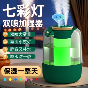 2025新款 加湿器家用静音卧室孕妇婴儿净化办公室桌面宿舍空调房