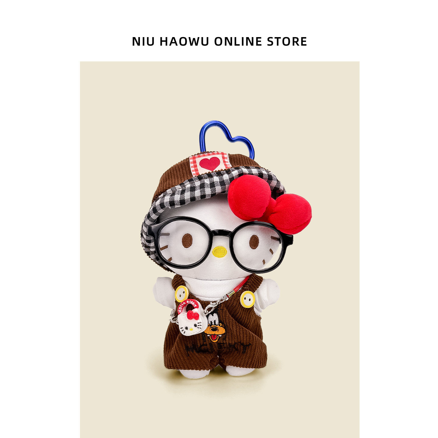 正版HelloKitty包包挂件玩偶创意书包挂饰公仔哈喽KT可爱女生礼物