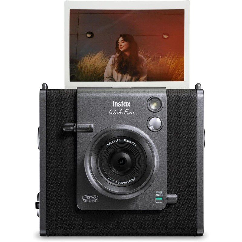 日版Fujifilm富士instax wide Evo宽画幅预览智能创作拍立得相机图片