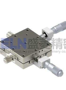 精密XY直线滚珠超薄型LBY60-CB/LB/RB手动位移平台XYSSG60-A/CR