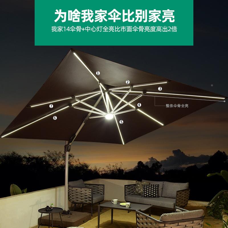 户遮阳伞庭外院伞别露天阳台墅花大太阳伞棚商QNG用室外摆园摊罗