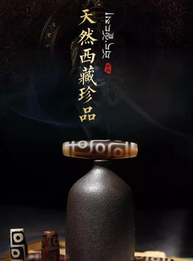 天然正品西藏九眼天珠项链女玛瑙天珠吊坠随身挂件护身符男士饰品